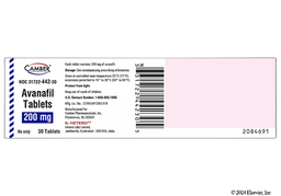 Avanafil Coupon - Avanafil 200mg of  tablet