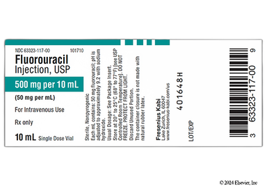 Fluorouracil Coupon - Fluorouracil 10ml of 50mg/ml vial
