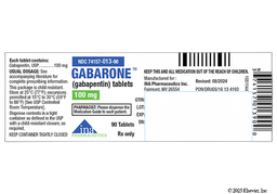 Gabarone Coupon - Gabarone 100mg of  tablet