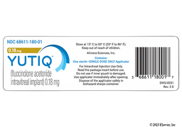 Yutiq Coupon - Yutiq intravitreal implant of 0.18mg carton