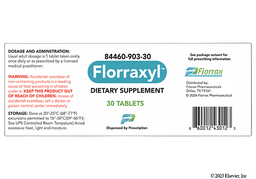 Florraxyl Coupon - Florraxyl 30 tablets of 0.67mg/25mg/4.5mg bottle