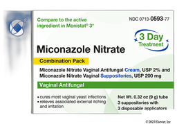 Miconazole 3 Coupon - Miconazole 3 200mg suppository and 2% cream kit