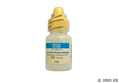 Carteolol Coupon - Carteolol 5ml of 1% eye dropper