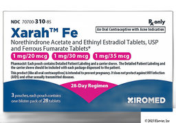 Xarah Fe Coupon - Xarah Fe 28 tablets of 1mg/20mcg package