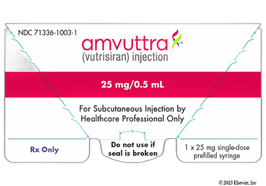 Amvuttra Coupon - Amvuttra 0.5ml prefilled syringe of 25mg/0.5ml carton