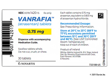 Vanrafia Coupon - Vanrafia 0.75mg of  tablet