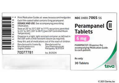 Perampanel Coupon - Perampanel 6mg of  tablet