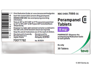 Perampanel Coupon - Perampanel 8mg of  tablet