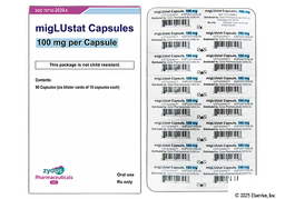 Miglustat Coupon - Miglustat 90 capsules of 100mg carton
