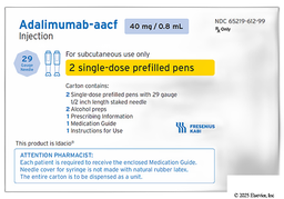 Adalimumab-aacf (Idacio) Coupon - Adalimumab-aacf (Idacio) 2 pens of 40mg/0.8ml carton