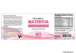 Matervia Coupon - Matervia 60 capsules of 125mg/20mcg/1.40mg bottle