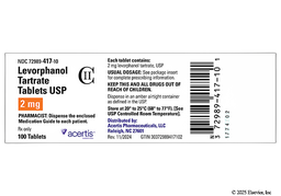 Levorphanol Coupon - Levorphanol 2mg tablet