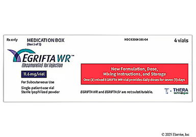 Egrifta WR Coupon - Egrifta WR 4 vials of 11.6mg box