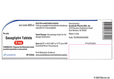 Saxagliptin Coupon - Saxagliptin 5mg tablet