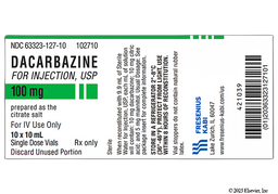Dacarbazine Coupon - Dacarbazine 10ml of 100mg vial