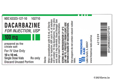 Dacarbazine Coupon - Dacarbazine 10ml of 100mg vial