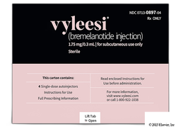 Vyleesi Coupon - Vyleesi 4 autoinjectors of 1.75mg/0.3ml carton