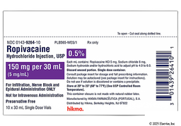 Ropivacaine Coupon - Ropivacaine 10 vials of 150mg/30ml carton