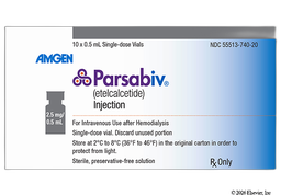 Parsabiv Coupon - Parsabiv 10 vials of 2.5mg/0.5ml carton