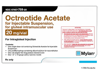 Octreotide Coupon - Octreotide 20mg for injection of  kit