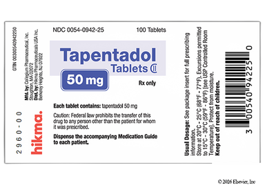 Tapentadol Coupon - Tapentadol 50mg of  tablet