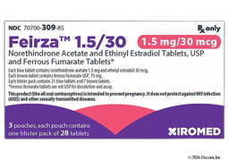 Feirza 1.5/30 TM Coupon - Feirza 1.5/30 TM 28 tablets of 1.5mg/30mcg package