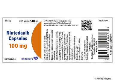 Nintedanib Coupon - Nintedanib 100mg of  capsule