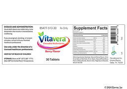 Vitavera Coupon - Vitavera 30 chewable tablets of  bottle