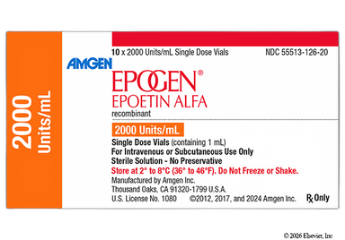 Epogen Coupon - Epogen 1ml of 2000 units/ml vial