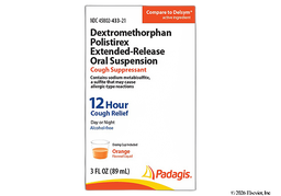 Dextromethorphan Coupon - Dextromethorphan 30mg/5ml bottle of oral suspension