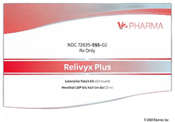 Relivyx Plus Coupon - Relivyx Plus 30 patches/89ml of 5%/6% kit