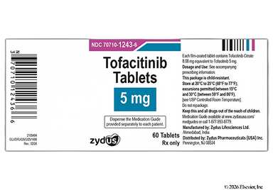 Tofacitinib Coupon - Tofacitinib 5mg of  tablet