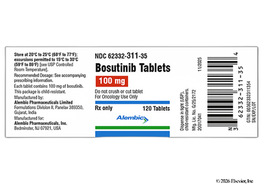 Bosutinib Coupon - Bosutinib 100mg of  tablet