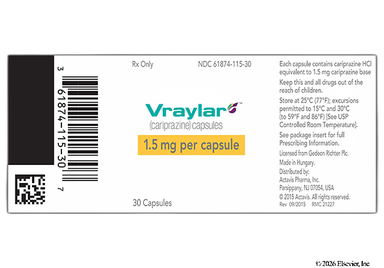 Vraylar Coupon - Vraylar 1.5mg capsule