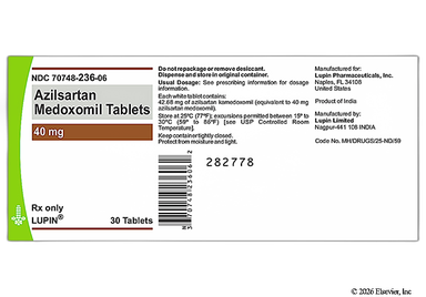 Azilsartan Coupon - Azilsartan 40mg of  tablet