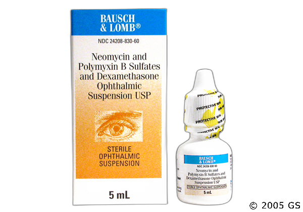 Neomycin/Polymyxin B/Dexamethasone