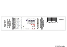 Vyvanse Coupon - Vyvanse 30mg capsule