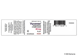 Vyvanse Coupon - Vyvanse 40mg capsule