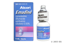 Emadine Coupon - Emadine 5ml of 0.05% eye dropper