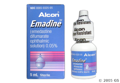 Emadine Coupon - Emadine 5ml of 0.05% eye dropper