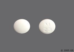 White Round M 23 - Diltiazem Hydrochloride 30mg Tablet