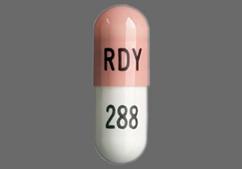 White And Tan Rdy 288 - Zonisamide 100mg Capsule