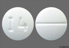 White Round I 4 - Meprobamate 400mg Tablet