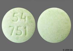 Green Round 54 751 - Ropinirole Hydrochloride 1mg Tablet