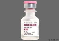 Sodium Chloride Coupon - Sodium Chloride 2ml of 0.9% vial