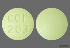 Green Round Cor 203 - Ropinirole Hydrochloride 1mg Tablet