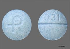 blue round pill logo 1mg alprazolam tablet 031 identifier imprint scored goodrx shape