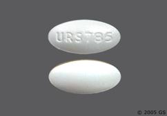 White Oval Urs 785 - Ursodiol 250mg Tablet