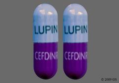 Blue And Purple Lupin Lupin Cefdinir Cefdinir - Cefdinir 300mg Capsule