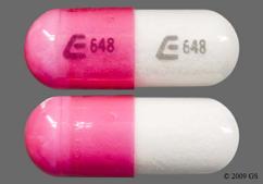 Pink And White E648 E648 - Diphenhydramine Hydrochloride 25mg Capsule